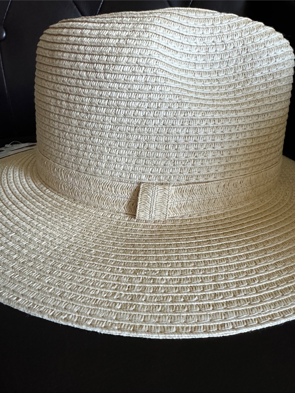 BOGO Shade & Shore Women's Cream Straw Fedora Hat (Buy 1 Get 1 Free) - Picture 8 of 8